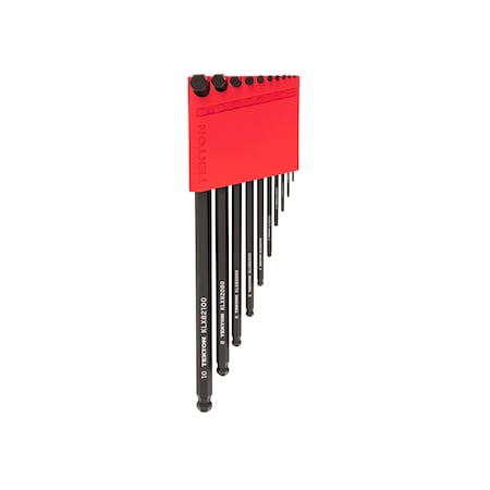 Tekton Ball End Hex L-Key Set with Holder, 10-Piece (1.3-10 mm) KLX91202